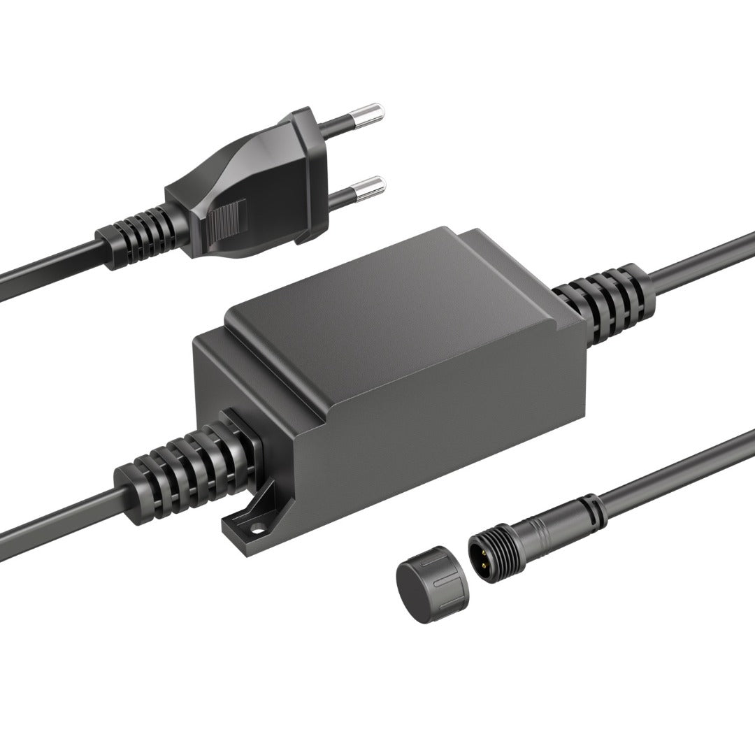 Transformator voor tuinverlichting - 230V naar 12V - 12W - IP67 Transformator voor tuinverlichting - 230V naar 12V - 12W - IP67